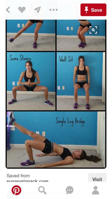 Pin By Melika Rose On Workout Routines Isometric Exercises Lower