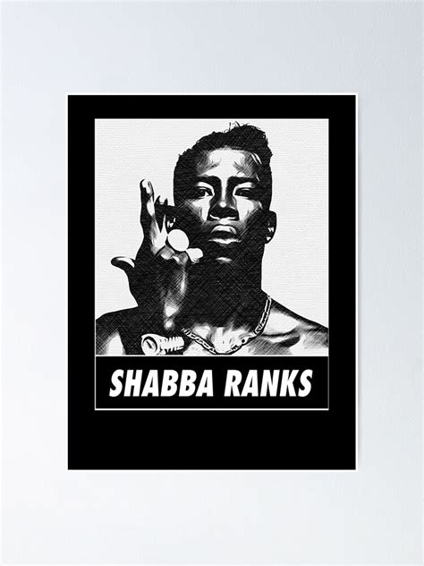 Shabba Ranks Shabba Ranks Vintage Shirt V2 Poster For Sale By Grafik0 Redbubble
