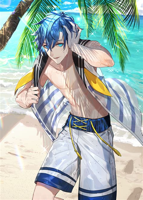 Kaito The Handsome Vocaloid With Blue Hair