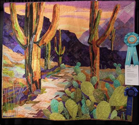 Arizona Quilt Show Day 2 2013 Quilts Landscape Art Quilts Colorful