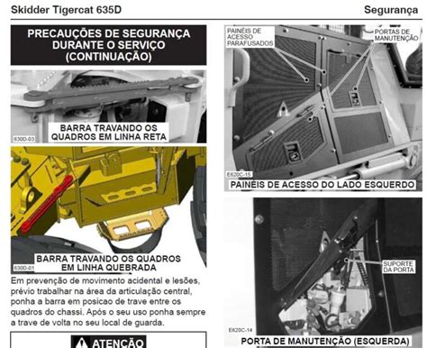 Tigercat 635D SKIDDER MANUAL DE OPERAÇÃO PDF DOWNLOAD Portuguese