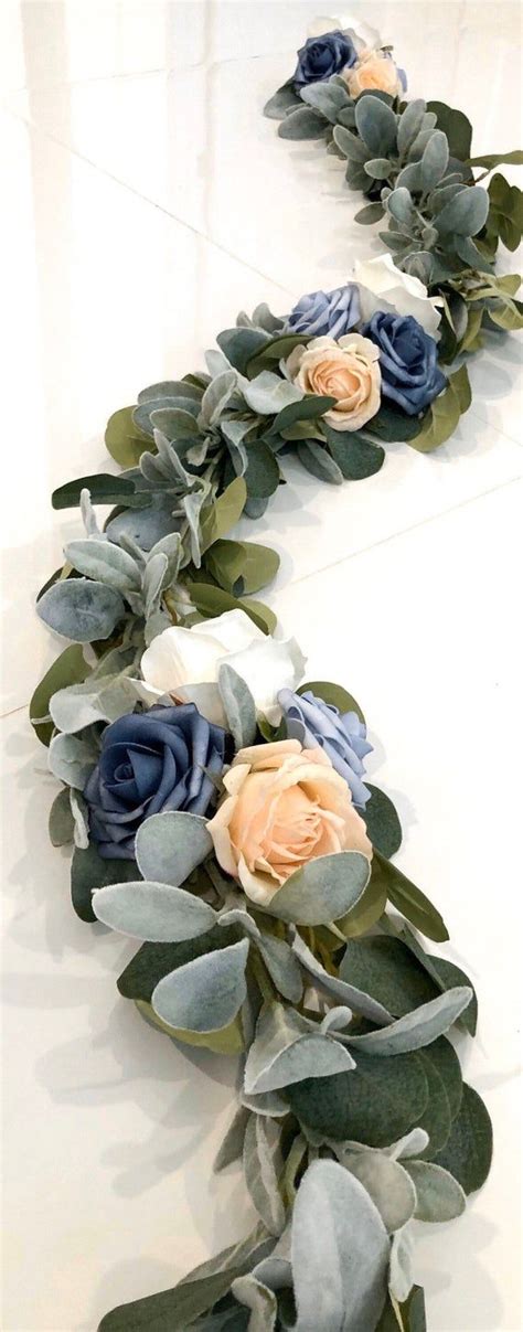 You walk outside and the buzzing just engulfs you as bees make a mad dash to get to. Eucalyptus Garland, Lambs Ear Garland, Wedding Centerpiece ...