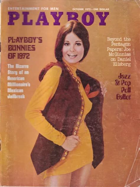 Sharon Johansen Centerfold October 1972 Playboy Magazine Vintage Issue