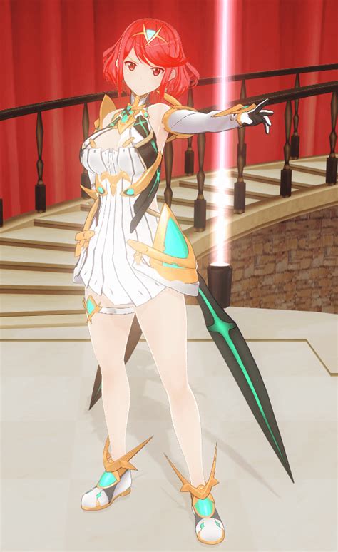 Pyra In Mythra S Outfit Xenoblade Chronicles