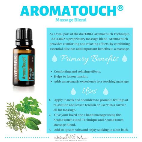 Aromatouch® Massage Blend Essential Oils Aromatouch Technique