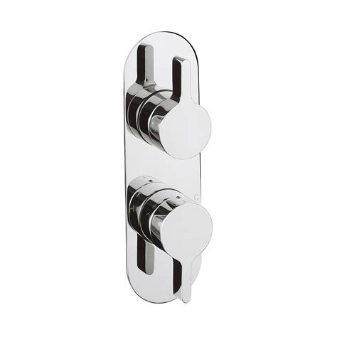Instead of being built into the tub faucet, a shower diverter valves can be a pretty confusing part of the shower build process. Svelte thermostatic shower valve with 2 way diverter in ...