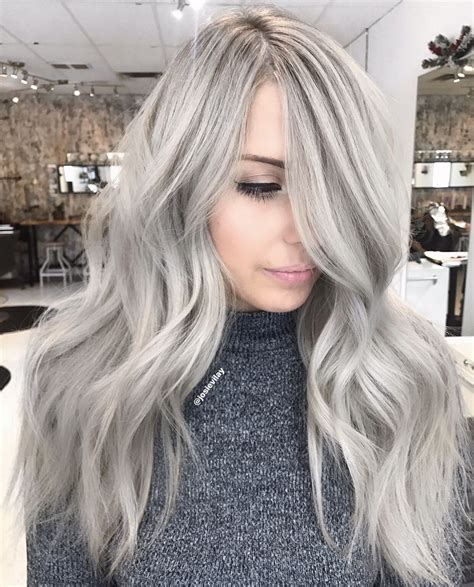 5 Winter Tones Youll Fall In Love With Grey Blonde Hair Hair Styles