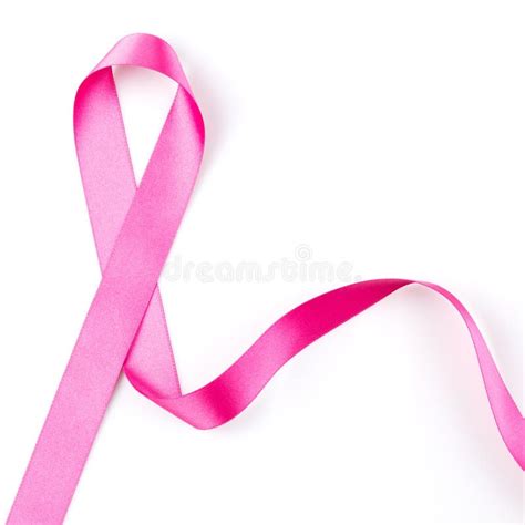 Pink Ribbon On White Stock Image Image Of Tape Roll 85073673