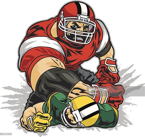 Football Tackle High Res Vector Graphic Getty Images