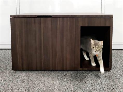 Cat Litter Box Cabinet Cat Furniture Multi Functional Etsy Australia