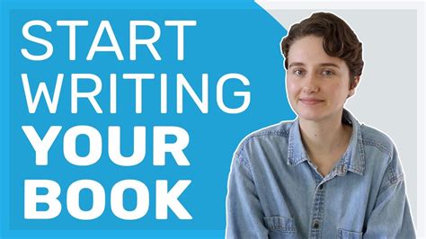 How To Start Writing Your Book Youtube