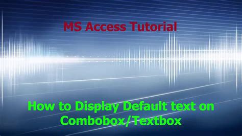 The brush script mt font was designed to mimic handwriting. How to Create a Default Text on Combobox or Textbox - YouTube