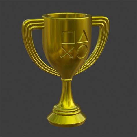 Ps5 Gold Silver And Bronze Trophies 3d Model 3d Printable Cgtrader