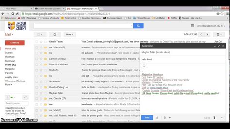 How To Write An Email On Gmail Youtube
