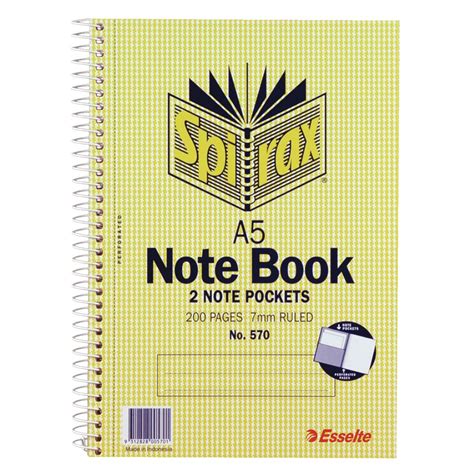 Spirax A5 Notebook 200 Page Officeworks