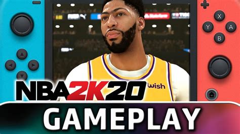 Nba 2k20 10 Minutes Of Gameplay On Switch Youtube