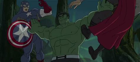 The Avengers Vs The Hulks In A New Hulk And The Agents Of Smash Clip