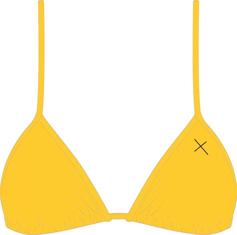 Download Yellow Bikini Top Illustration