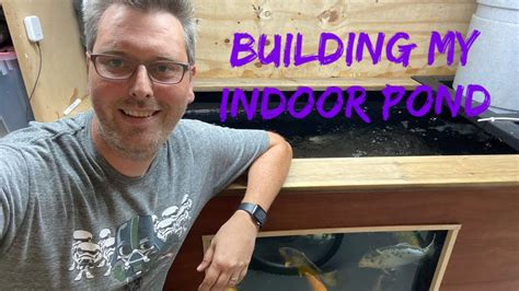Indoor Koi Pond Build Quarantine And Grow Out With Window Youtube