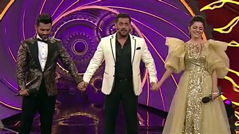Bigg Boss 14 Grand Finale Salman Khan Teases Rahul And Rubina While Announcing The Winner