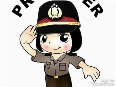 Gambar Kartun Polisi Dan Bhayangkari Vector Kartun Polisi Format Cdr