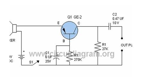 mic and speaker circuit diagram