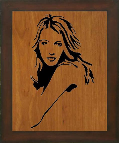 Scroll Saw Portrait Example 2 Scroll Saw Picture On Wood Wood Carving Art