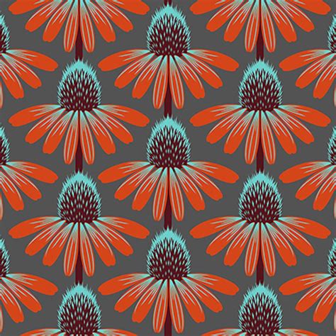 Anna Maria Horner Floral Retrospective Pwah075 Echinacea Berry Fabric
