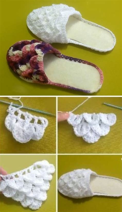 Crocodile Stitch Slippers Tutorial Beautiful Skills Crochet