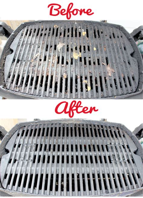 No black residue from previous use. Clean Your Barbecue Grill Without Chemicals! - One Good ...