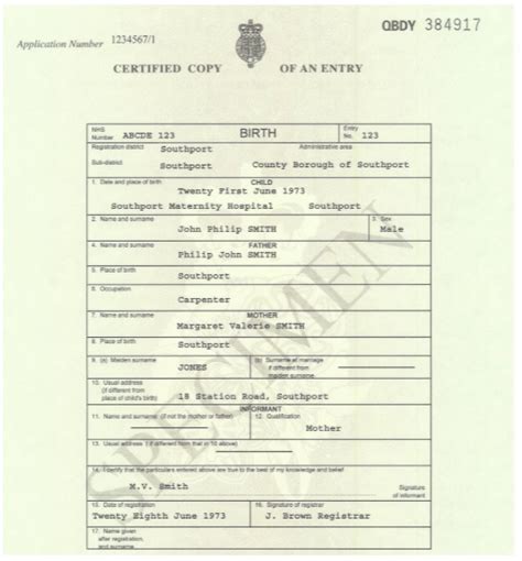 Free Printable Birth Certificate Templates Word PDF Best Collections