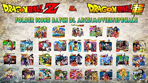 The dragon ball hunt is over, and goku goes to receive martial arts training from his late grandfather's old teacher. All DBZ/DBS folder Icons from arcs to movies.. for those ...