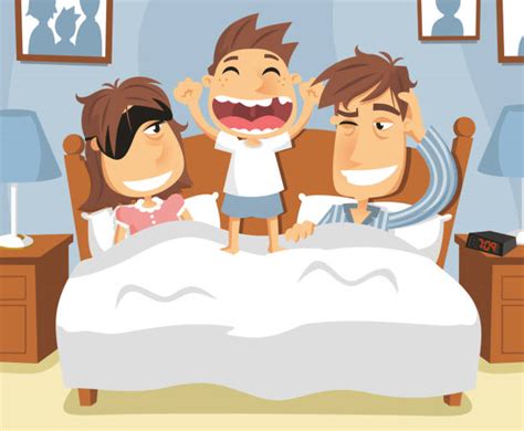 150 Kid Waking Up Parents Stock Illustrations Royalty Free Vector