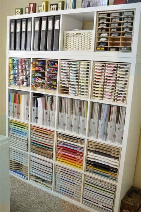 4.2 out of 5 stars 415. Paper craft storage in IKEA shelves - # workroom # ...
