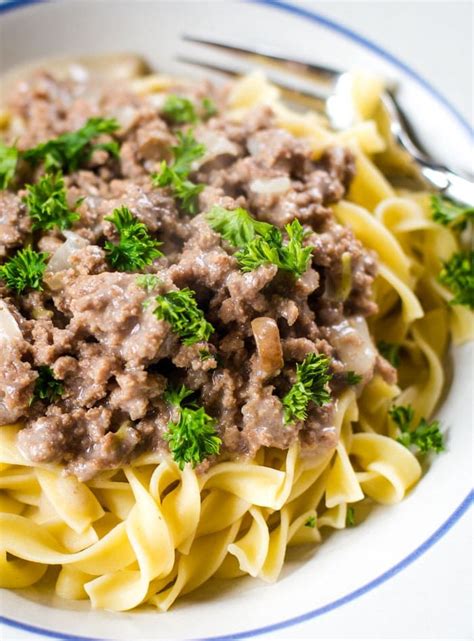 Despite the different names, they all have one thing in common—they're a creamy, beefy, noodley delight! Easy ground beef stroganoff recipe that creates a creamy ...