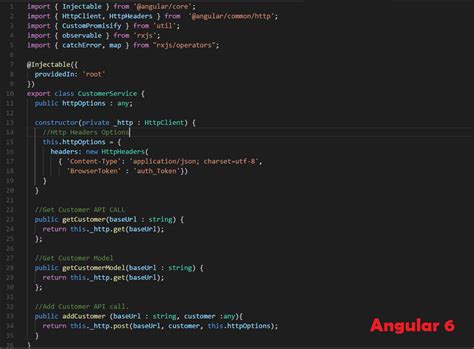 Angular 6 RESTful APIs POST GET PUT DELETE Calls Using HttpClient