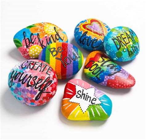 Easy Diy Painted Rocks Project Plaid Online