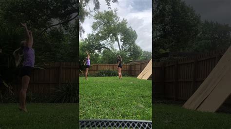 Backyard Volleyball Practice Youtube