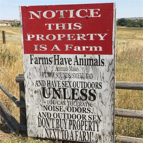 Since Were Posting Rules Heres The Rules For Living Next To A Farm