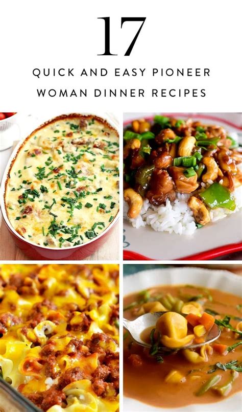 .woman tv show recipes on food network canada; 17 Pioneer Woman Dinner Recipes That Are Quick, Easy and ...