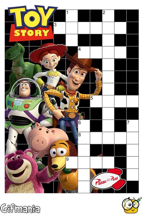 Crucigrama Personajes Disney Disney Crucigrama Pasatiempos