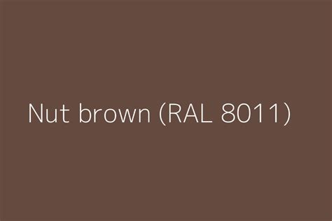 Nut Brown Ral Color Hex Code