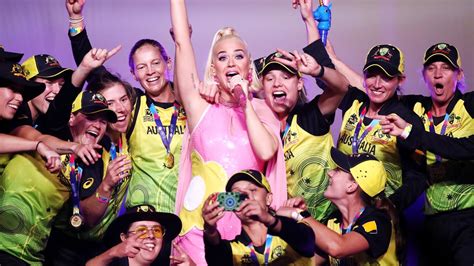 Australia Cricket World Cup Celebrations With Katy Perry Video Mcg