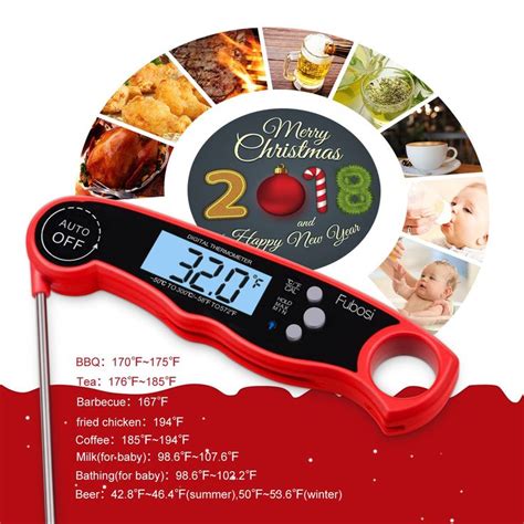 Fubosi Waterproof Digital Meat Thermometer Super Fast Instant Read