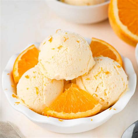 No Churn Orange Ice Cream Its Not Complicated Recipes