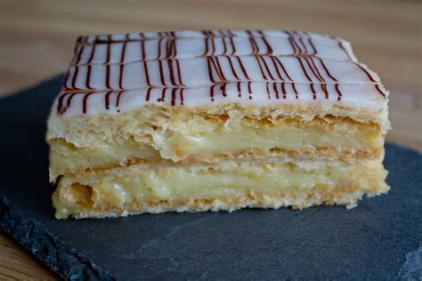I completely forgot to post the receipt back then :) the recipe is very simple, the pastry soakes in the cream very fast. Recipe: Mille-feuille (Cream Napoleon) - Road to Pastry