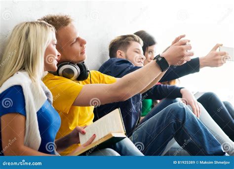 Young Students Chilling Out After The Lesson Stock Image Image Of