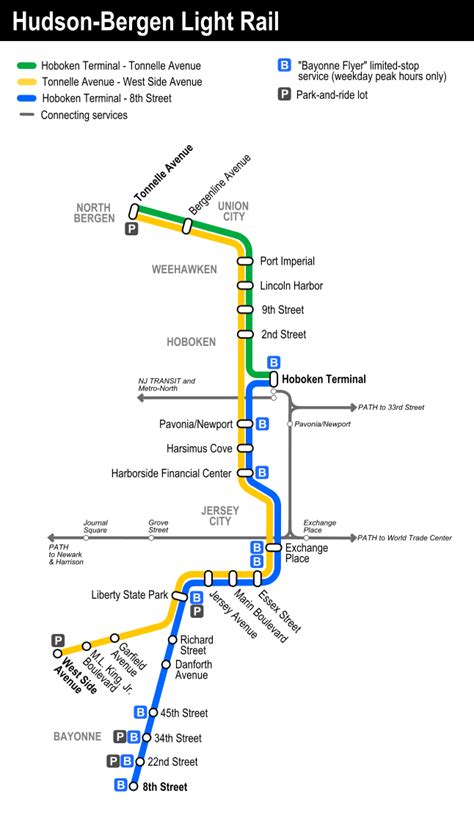 Light Rail Transit Map Underground Map
