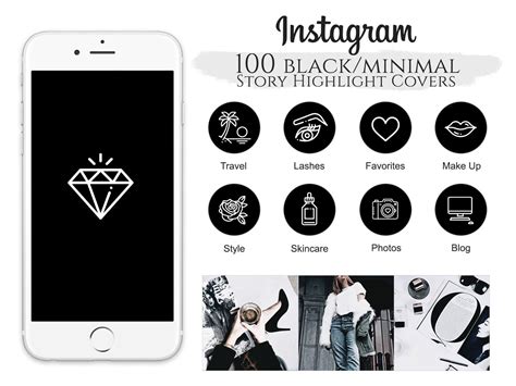 From their instagram profile icon down to their cones. Black Minimal Instagram Highlight Covers, Highlight Icons ...