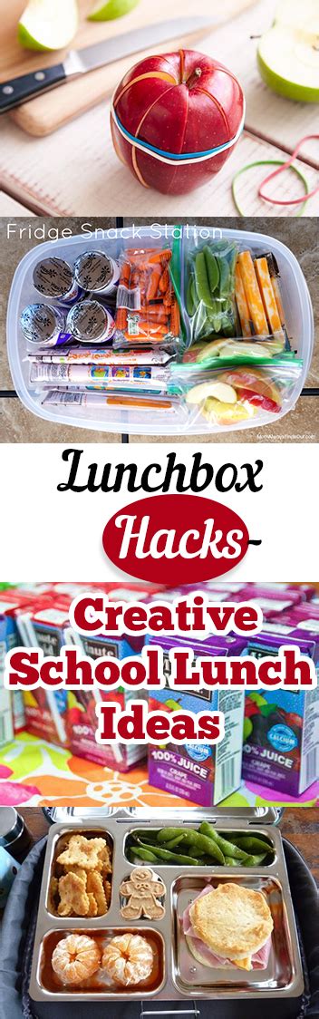 Lunchbox Hacks Creative School Lunch Ideas My List Of Lists